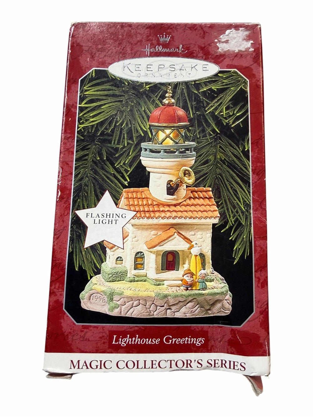 Hallmark 1998 Lighthouse Greetings #2 Magic Keepsake Ornament QLX7536